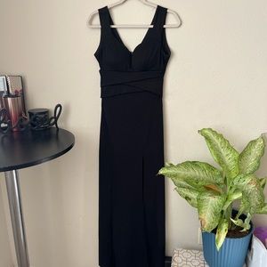 Elegant Long Black Dress